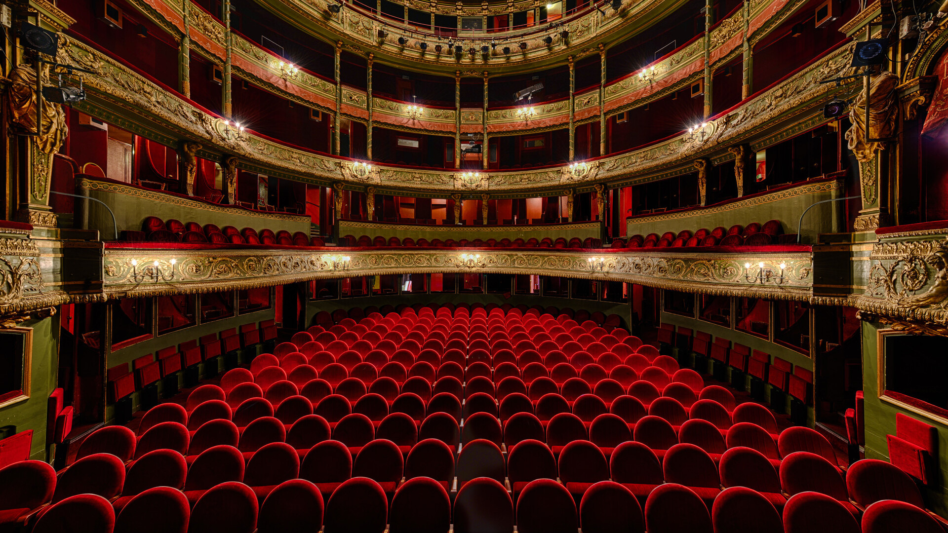 Photo de l'intérieur du Théâtre du Gymnase